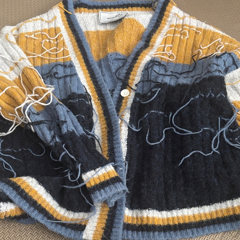 Stylish Multicolor Cardigan Sweater